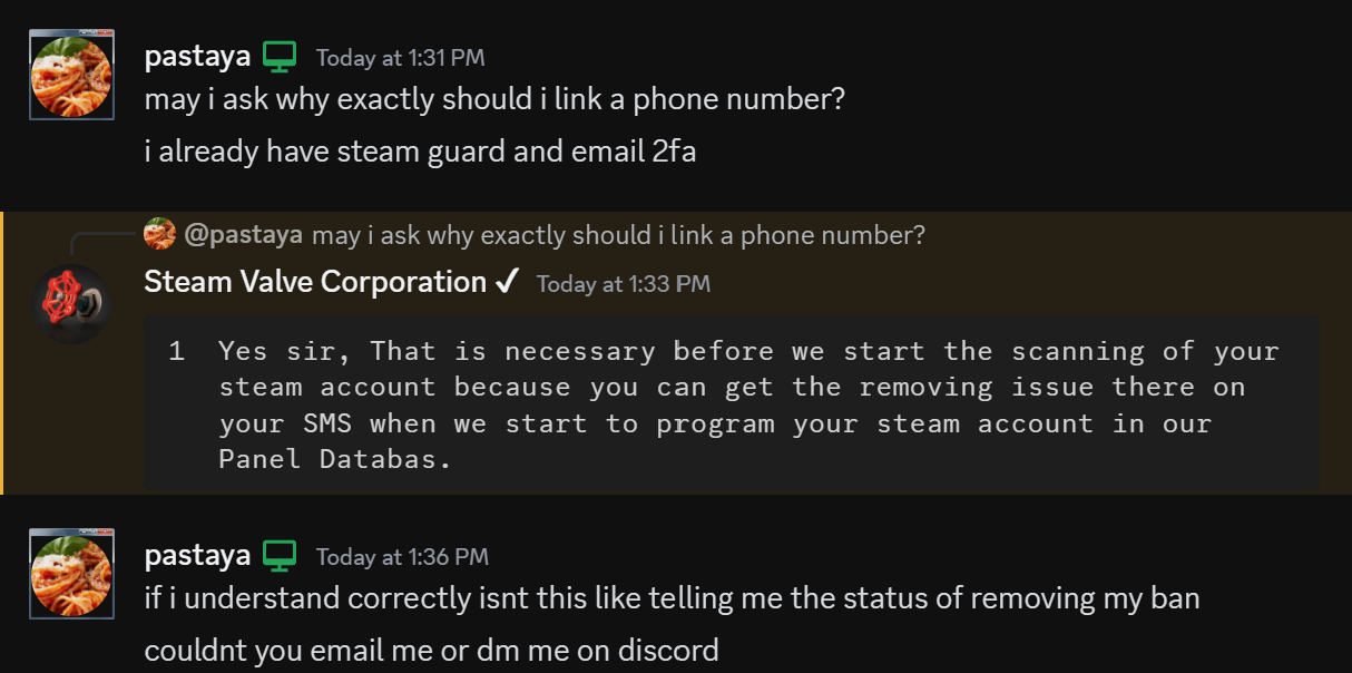 me asking why should i link a phone number when i already have an email and steam guard on my phone